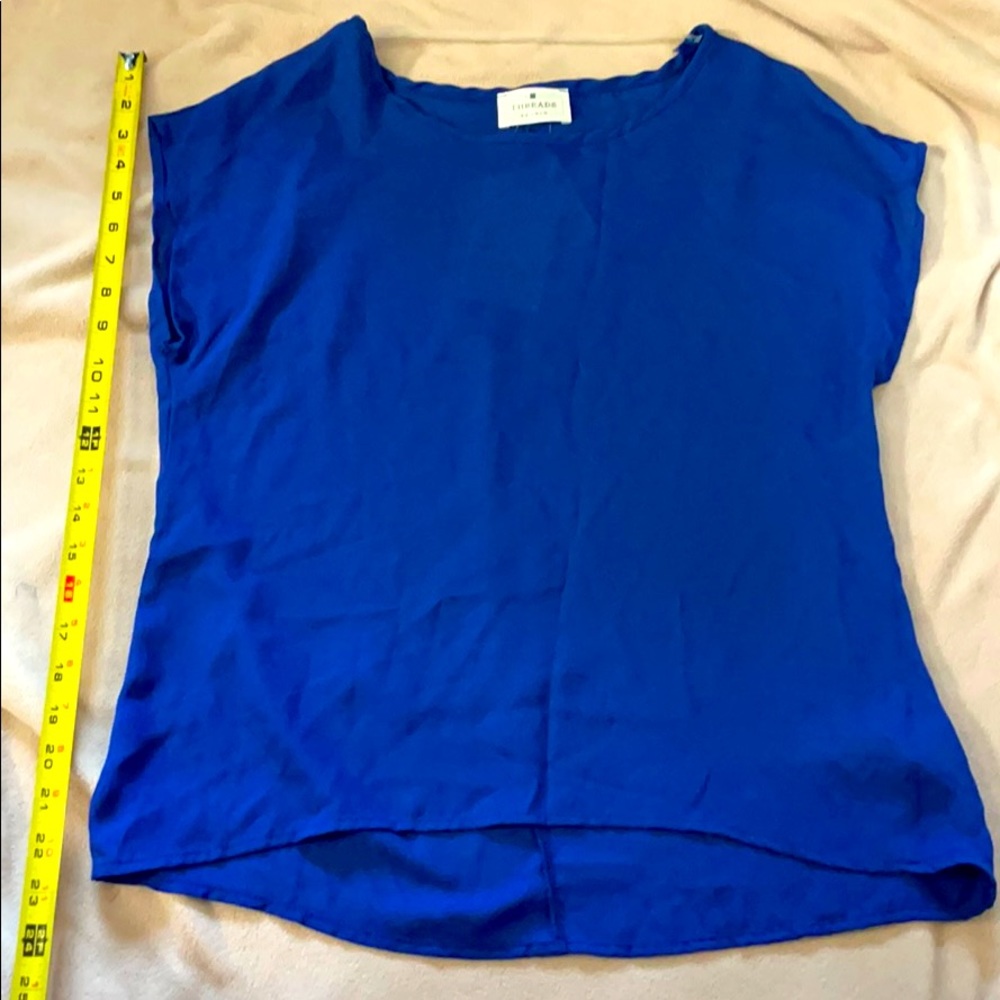 New with tag blue top